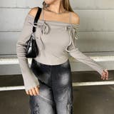 リブオフショルダートップス | non-hedge  | 詳細画像21 