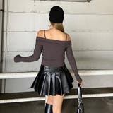 リブオフショルダートップス | non-hedge  | 詳細画像26 