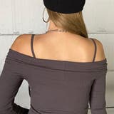 リブオフショルダートップス | non-hedge  | 詳細画像29 