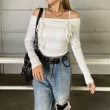 リブオフショルダートップス | non-hedge  | 詳細画像5 