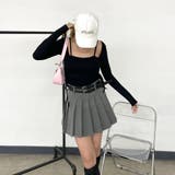 インナー付きサイドドロストトップス | non-hedge  | 詳細画像5 