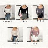 インナー付きサイドドロストトップス | non-hedge  | 詳細画像41 