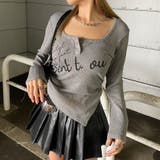 イレギュラーヘムロゴトップス | non-hedge | 詳細画像1