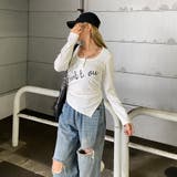 イレギュラーヘムロゴトップス | non-hedge | 詳細画像15