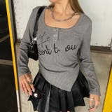 イレギュラーヘムロゴトップス | non-hedge | 詳細画像8