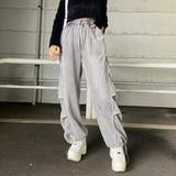 グレー | ブリーチラインカットパンツ | non-hedge 