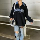 デニムロゴZIPチュニック | non-hedge  | 詳細画像15 