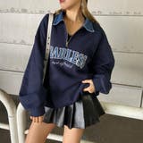 デニムロゴZIPチュニック | non-hedge  | 詳細画像22 