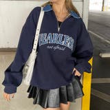 デニムロゴZIPチュニック | non-hedge  | 詳細画像24 