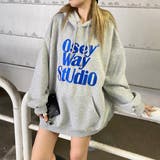 ビッグロゴ刺繍フードチュニック | non-hedge | 詳細画像1