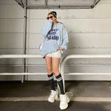 ビッグロゴ刺繍フードチュニック | non-hedge | 詳細画像12