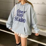 ビッグロゴ刺繍フードチュニック | non-hedge | 詳細画像15