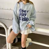 ビッグロゴ刺繍フードチュニック | non-hedge | 詳細画像17