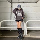 ビッグロゴ刺繍フードチュニック | non-hedge | 詳細画像18