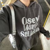 ビッグロゴ刺繍フードチュニック | non-hedge | 詳細画像24