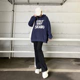 ビッグロゴ刺繍フードチュニック | non-hedge | 詳細画像6