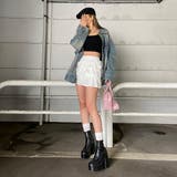 レース切替ティアードスカート | non-hedge  | 詳細画像2 