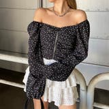 オフショルダーZIPトップス | non-hedge  | 詳細画像20 