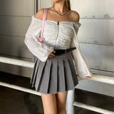 オフショルダーZIPトップス | non-hedge  | 詳細画像25 