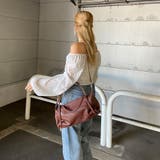 オフショルダーZIPトップス | non-hedge  | 詳細画像5 