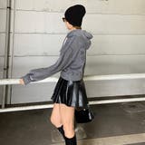 スタッズブリーチロゴフードショート | non-hedge  | 詳細画像15 