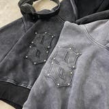 スタッズブリーチロゴフードショート | non-hedge  | 詳細画像38 