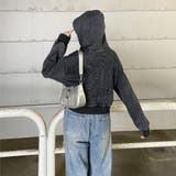 スタッズブリーチロゴフードショート | non-hedge  | 詳細画像6 