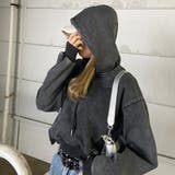 スタッズブリーチロゴフードショート | non-hedge  | 詳細画像9 