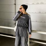 刺繍ロゴラインプルオーバー | non-hedge | 詳細画像4