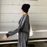 刺繍ロゴラインプルオーバー | non-hedge | 詳細画像5