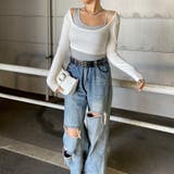 インナー付きショートトップス | non-hedge  | 詳細画像10 