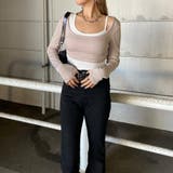 インナー付きショートトップス | non-hedge  | 詳細画像22 