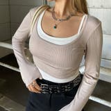 インナー付きショートトップス | non-hedge  | 詳細画像26 