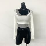 インナー付きショートトップス | non-hedge  | 詳細画像27 