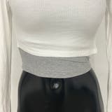 インナー付きショートトップス | non-hedge  | 詳細画像32 