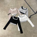 インナー付きショートトップス | non-hedge  | 詳細画像39 