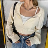 ベージュ | ショートZIPパーカー | non-hedge 