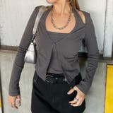 チャコール | アンサンブル風サイドドロストトップス | non-hedge 