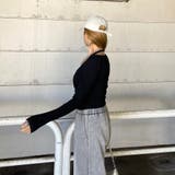 アンサンブル風サイドドロストトップス | non-hedge  | 詳細画像22 