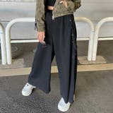 サイドレースアップカットワイドパンツ | non-hedge  | 詳細画像13 