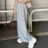 グレー | サイドレースアップカットワイドパンツ | non-hedge 