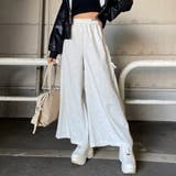 サイドレースアップカットワイドパンツ | non-hedge  | 詳細画像3 