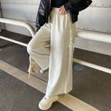 サイドレースアップカットワイドパンツ | non-hedge  | 詳細画像7 