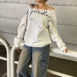 ハトメオフショルプルオーバー | non-hedge  | 詳細画像6 