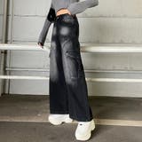 ブラック | 切替デニムカーゴパンツ | non-hedge 