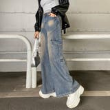 切替デニムカーゴパンツ | non-hedge  | 詳細画像4 