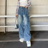 タックデニムカーゴパンツ | non-hedge  | 詳細画像3 