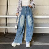 タックデニムカーゴパンツ | non-hedge  | 詳細画像4 