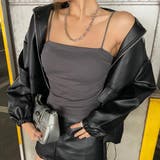 チャコール | タックキャミソール | non-hedge 