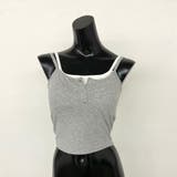 シルバーボタンアンサンブル風キャミソール | non-hedge  | 詳細画像13 